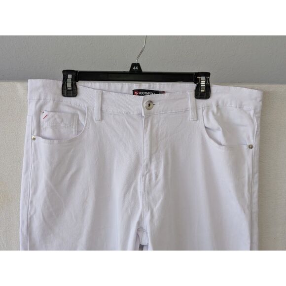Y2K Southpole Skinny Jeans White Men's Size 36x32 - Picture 2 of 13